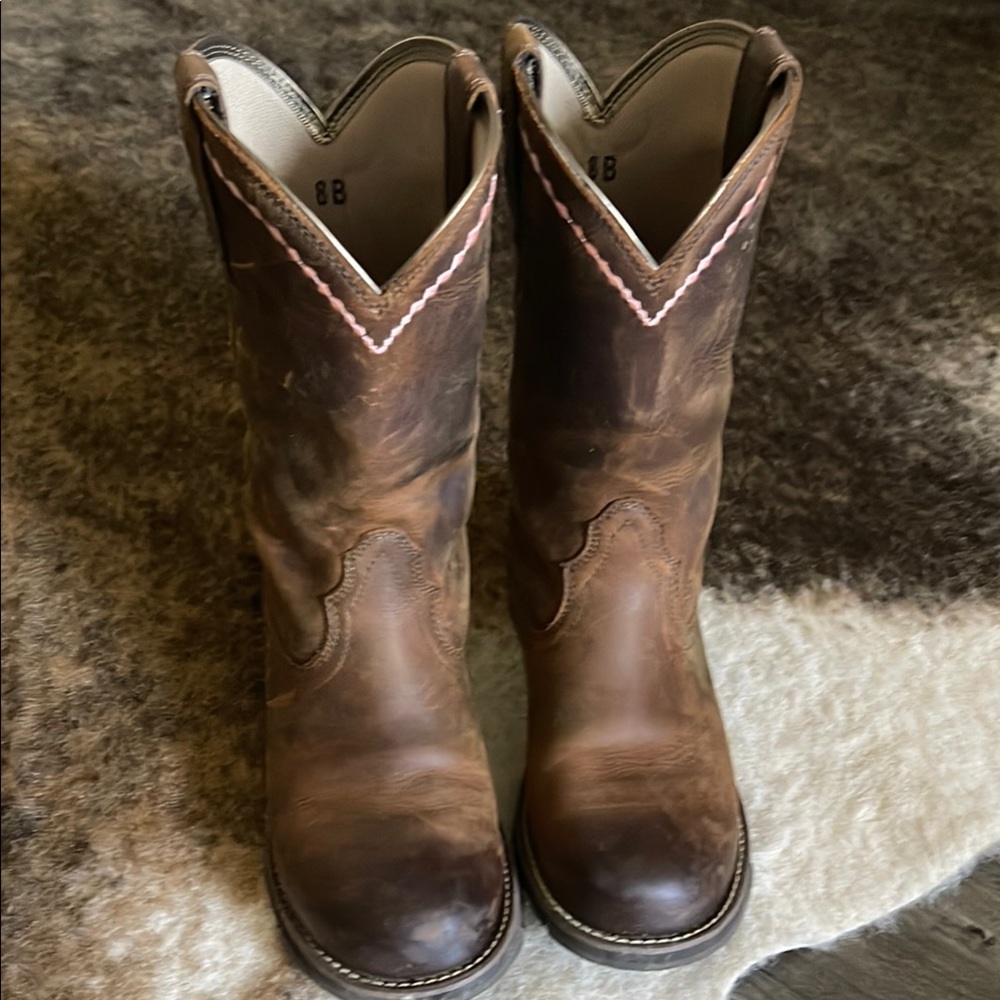 Ariat Brown Leather Boots